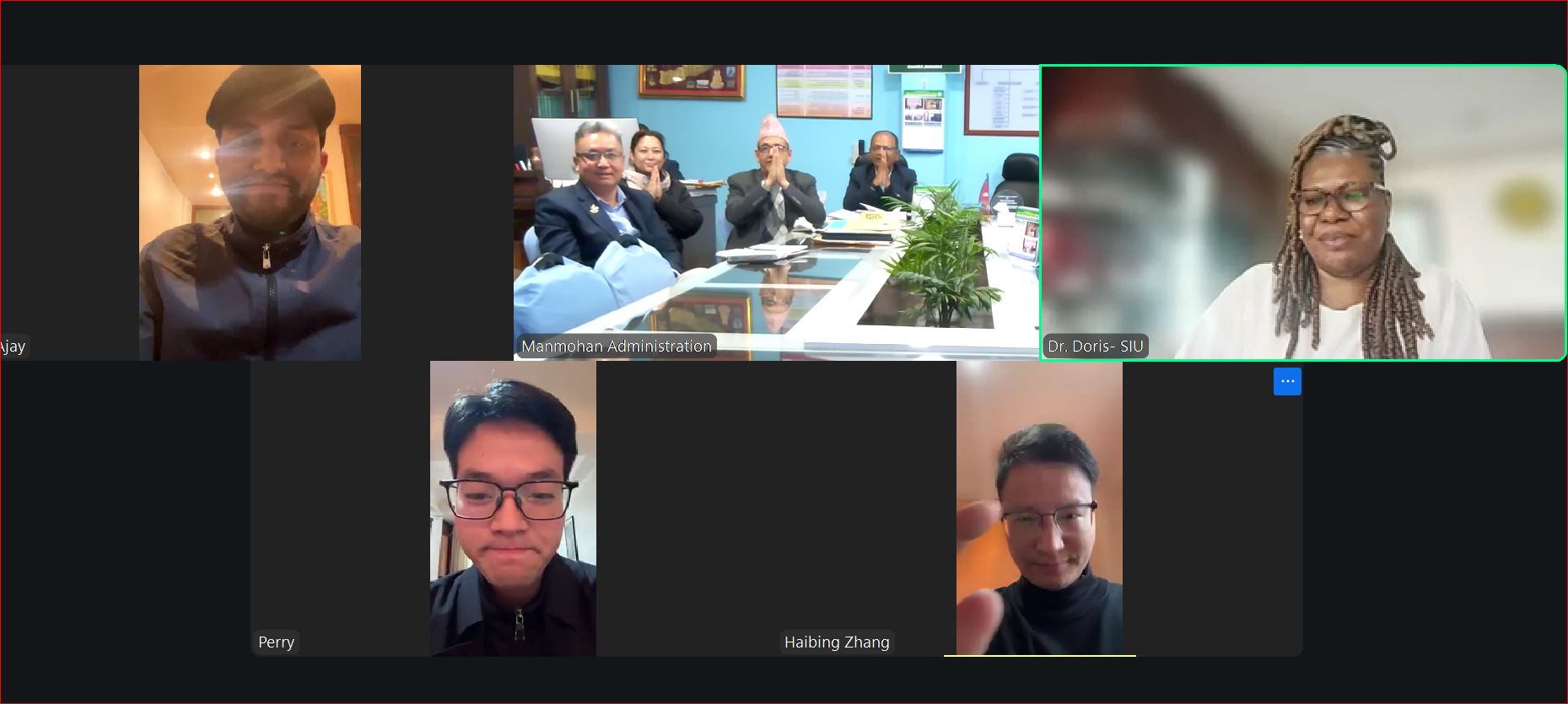 Meeting with Shinawatra University, Thailand